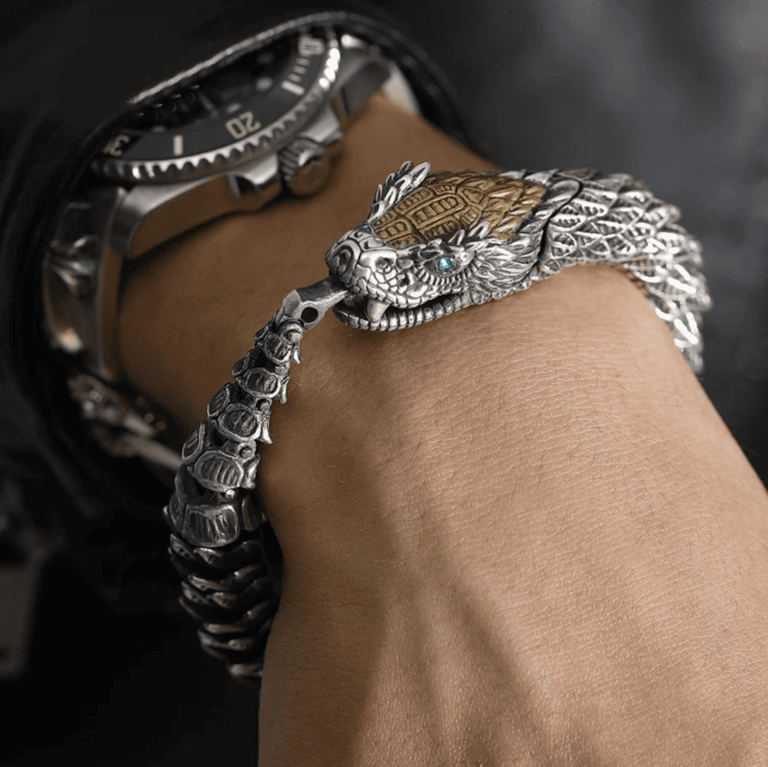 Bracelete JÖRMUNGANDR - A Serpente do mundo