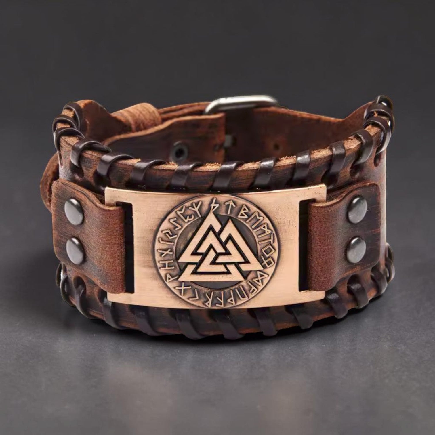 Bracelete Valknut Jarl – Honra do Norte