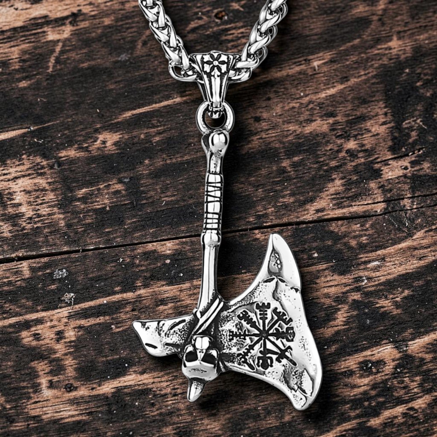 Colar Machado Vegvísir de Odin