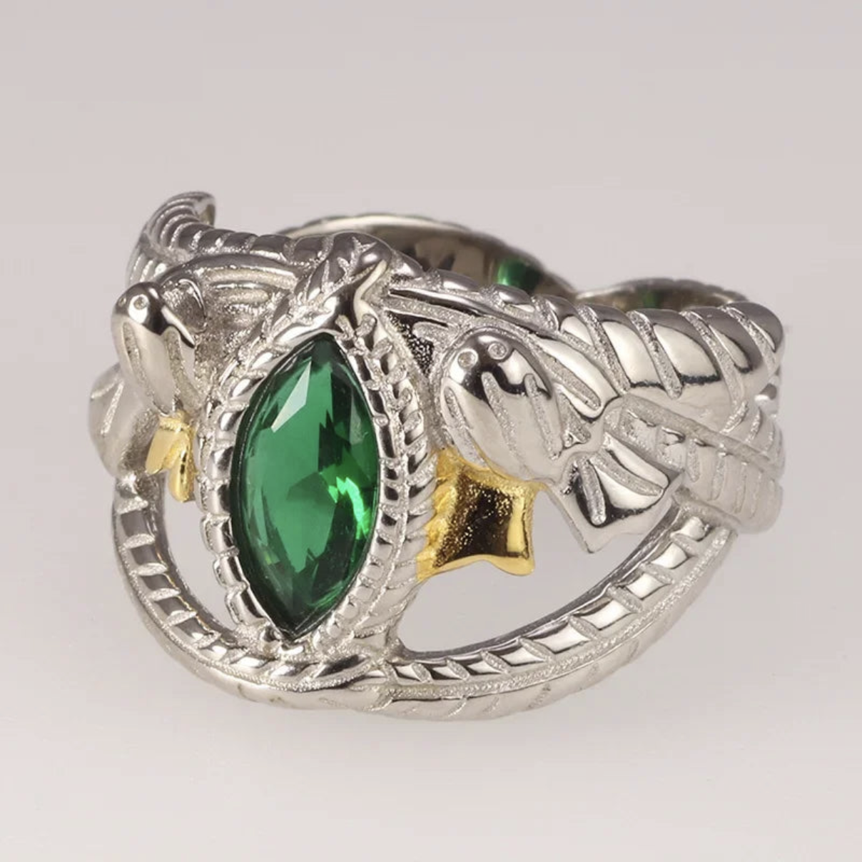 Anel Esmeralda de Midgard S925