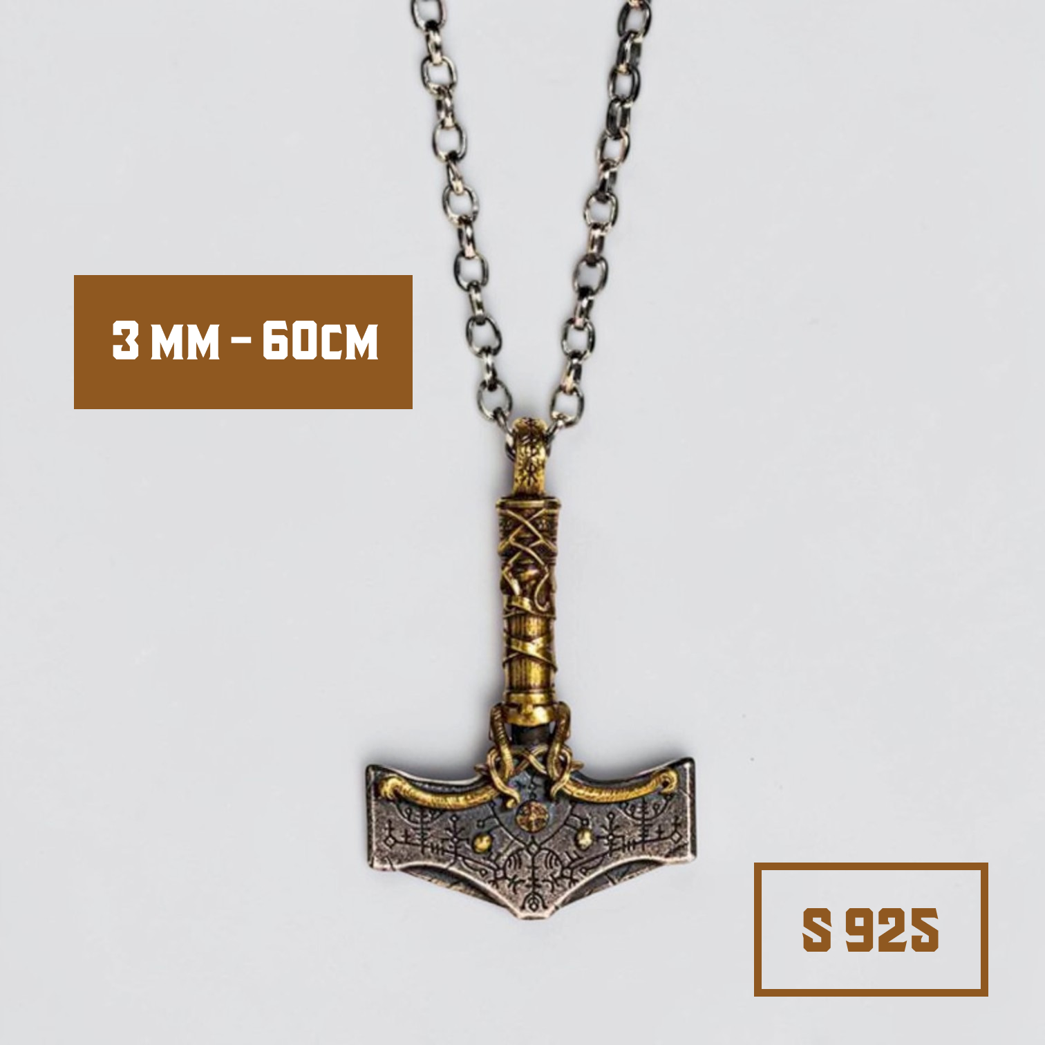 Colar de Poseidon - Tridente dos Mares S925