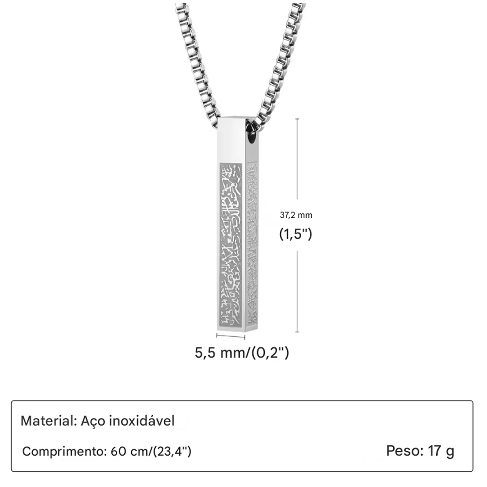 Colar Sigilo Real – Barra da Presença
