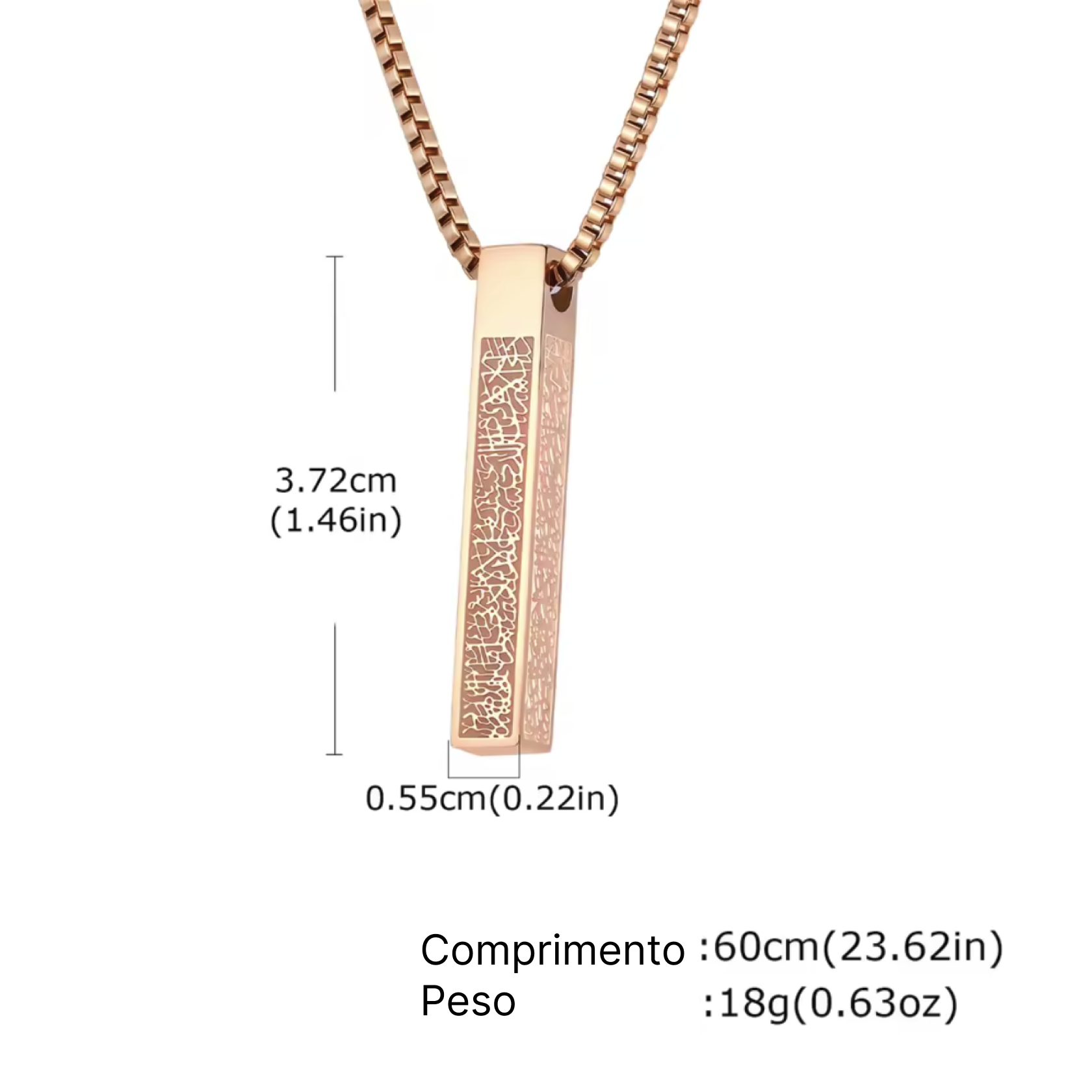 Colar Sigilo Real – Barra da Presença