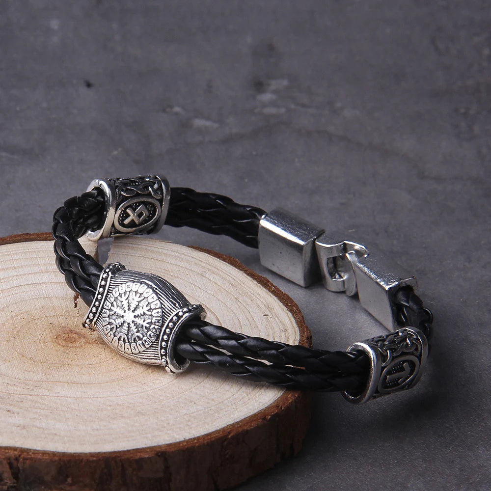 Bracelete Vegvísir – Guia do Guerreiro