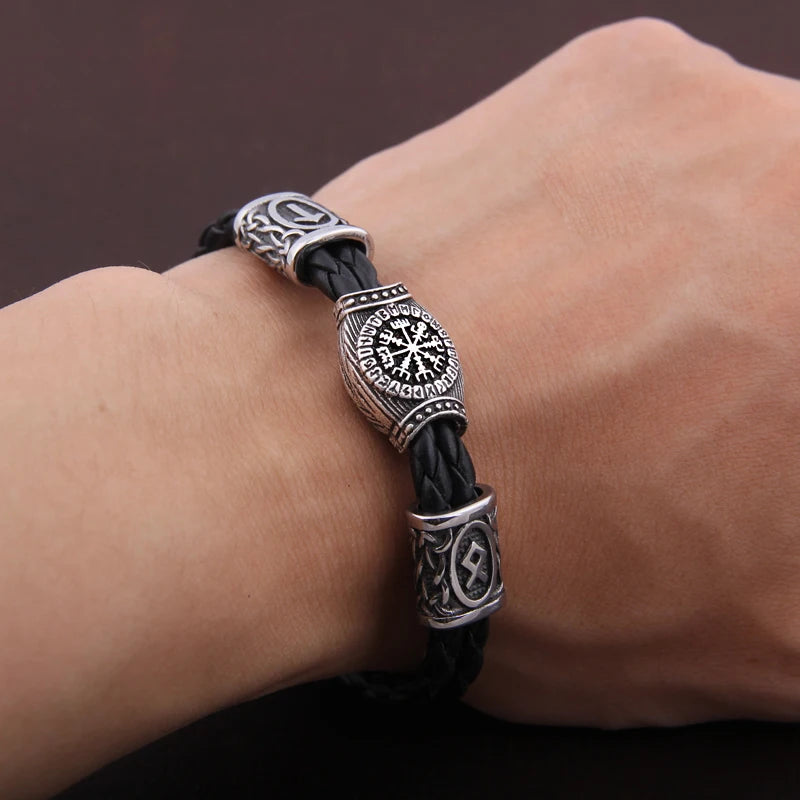 Bracelete Vegvísir – Guia do Guerreiro