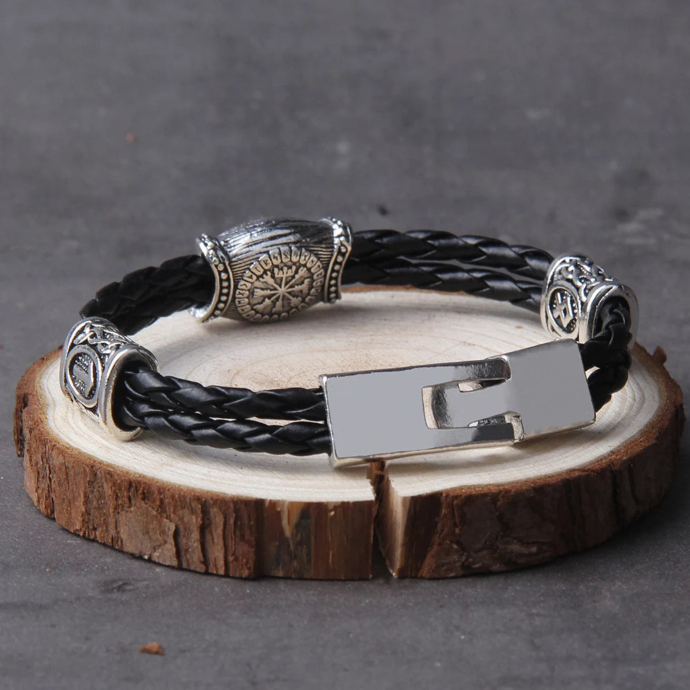 Bracelete Vegvísir – Guia do Guerreiro