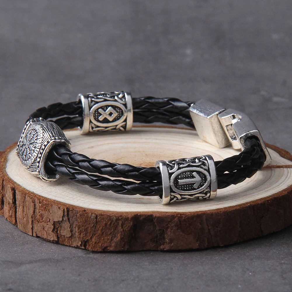 Bracelete Vegvísir – Guia do Guerreiro