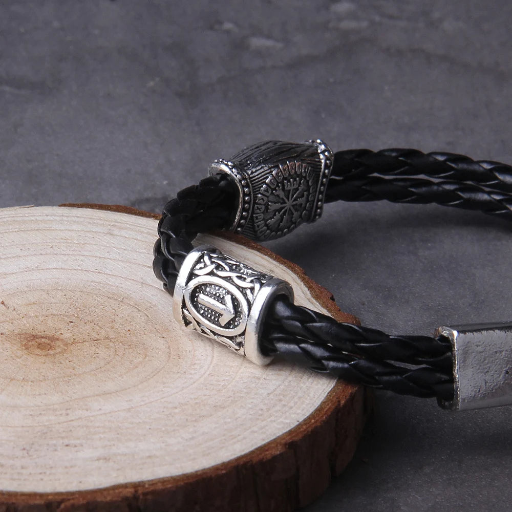 Bracelete Vegvísir – Guia do Guerreiro