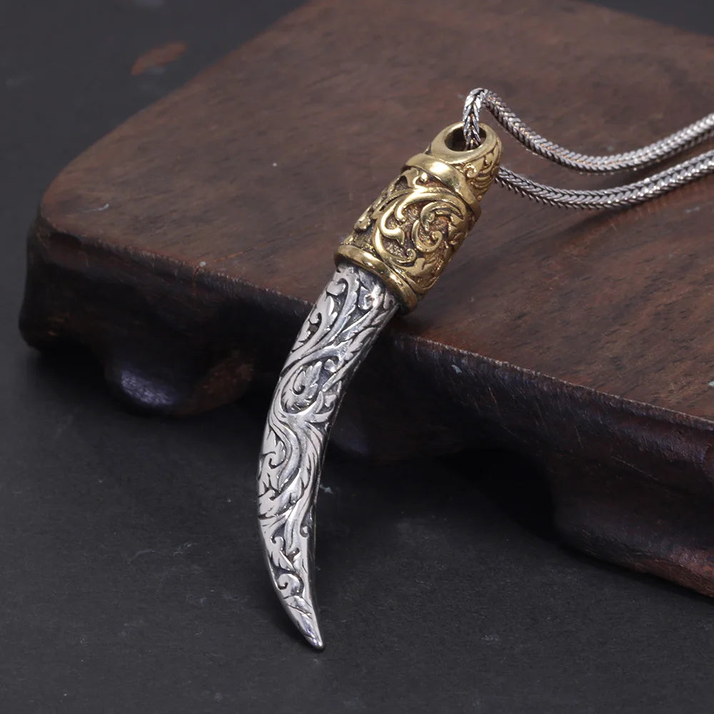 Colar Presa Viking – Instinto Ancestral em Prata S925