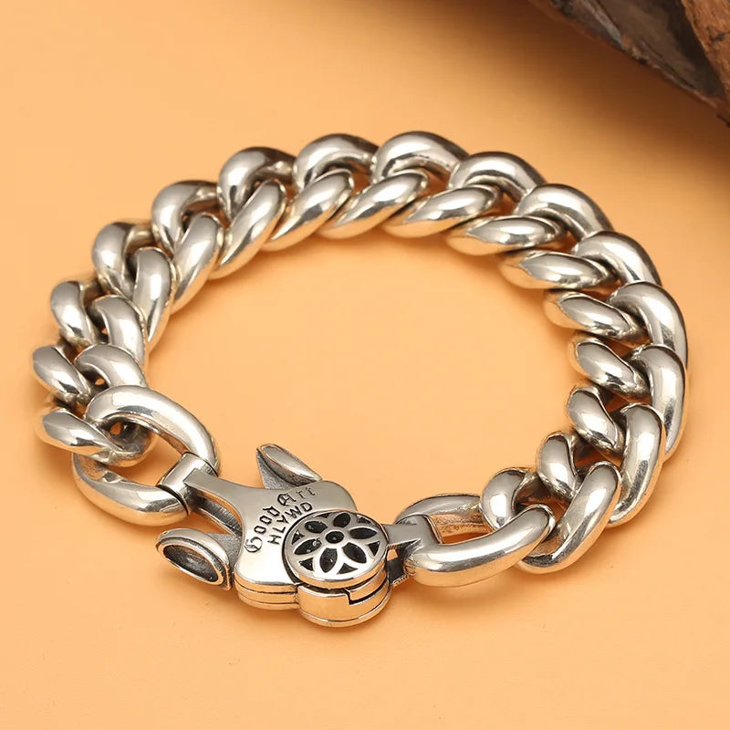 Bracelete Groumette Prata S925
