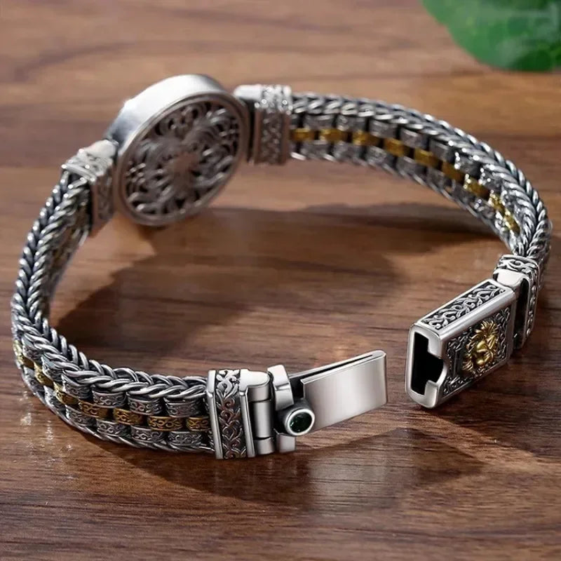 Bracelete Leão de Midgard – Prata Esterlina 925