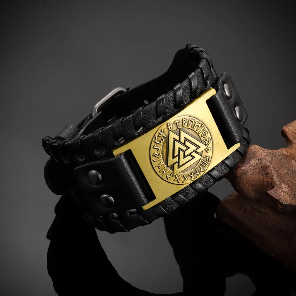 Bracelete Valknut Jarl – Honra do Norte