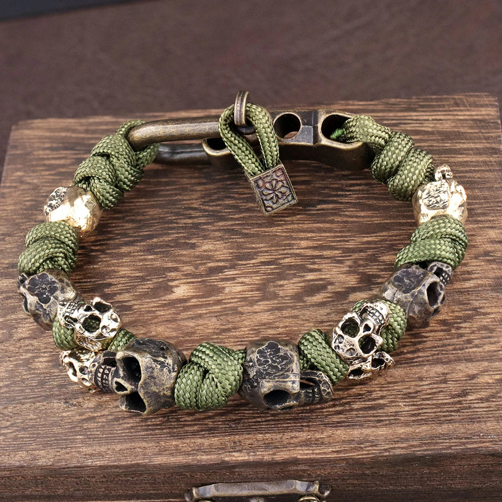 Bracelete Draugr – Caveiras em Paracord