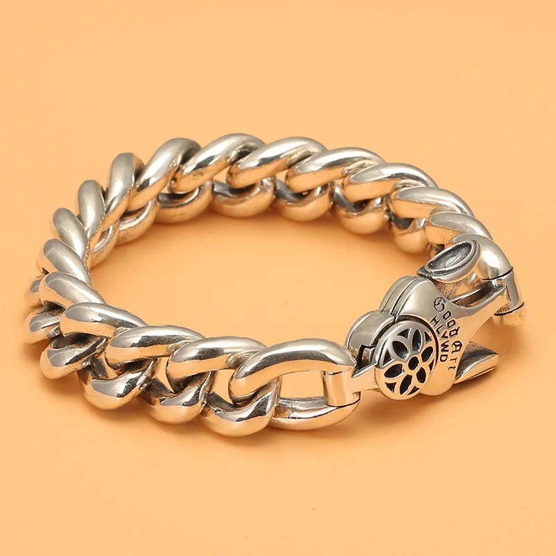 Bracelete Groumette Prata S925