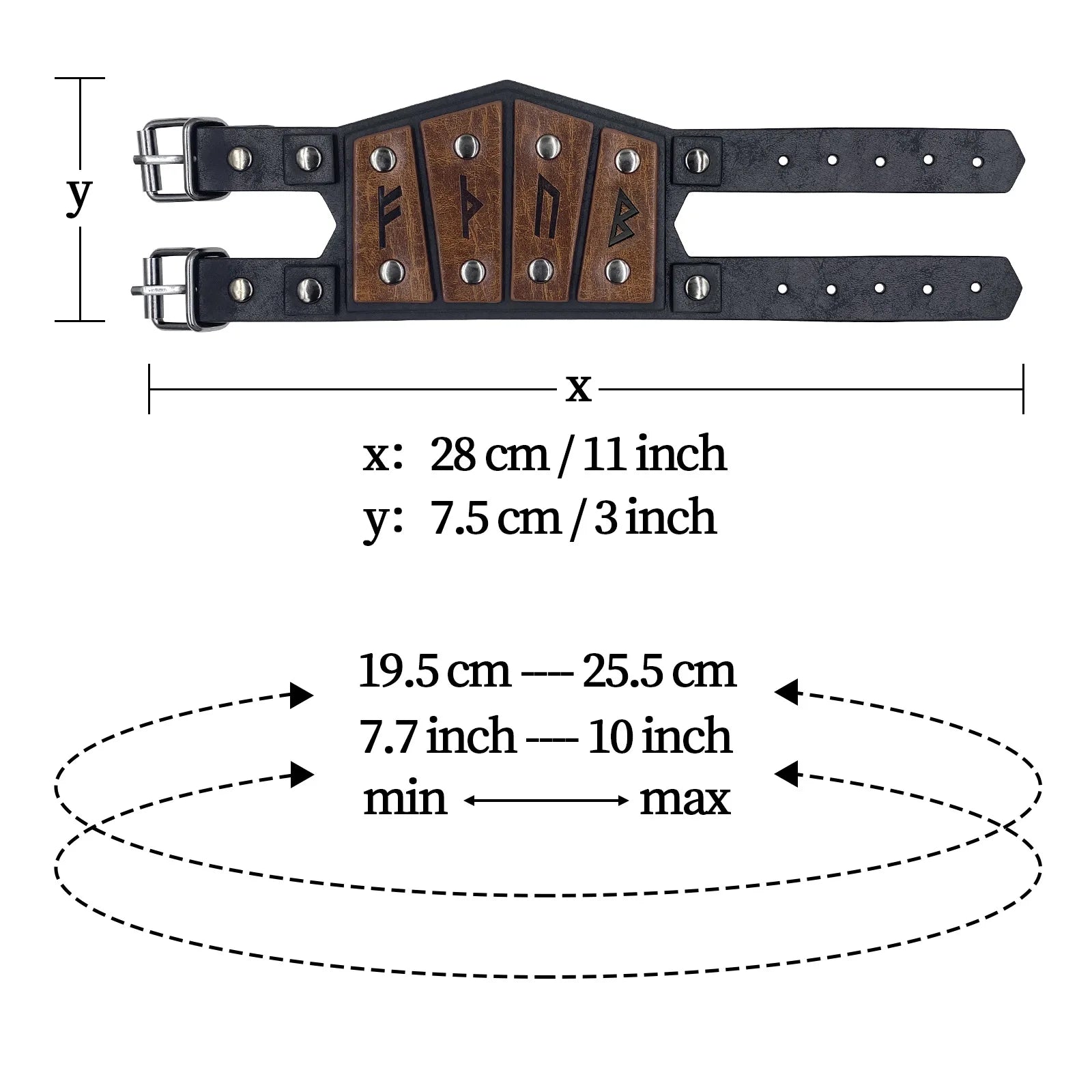 Bracelete Rúnico Yggdrasil
