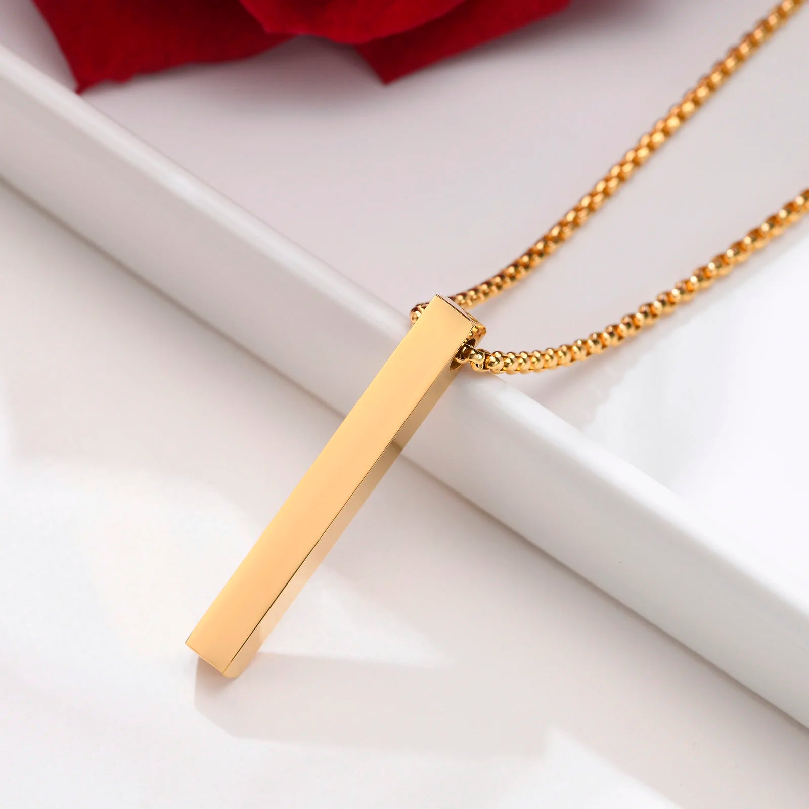 Mjölnir Minimalista – Colar Retangular