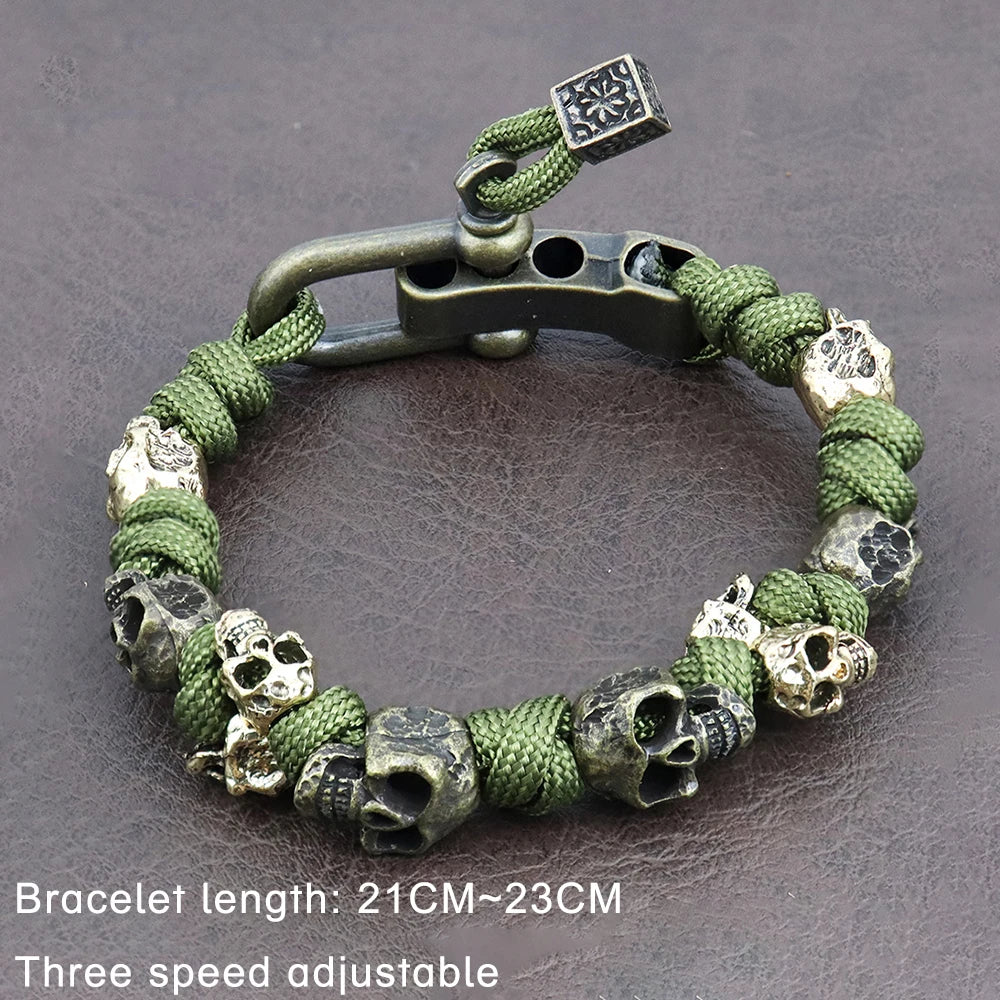 Bracelete Draugr – Caveiras em Paracord