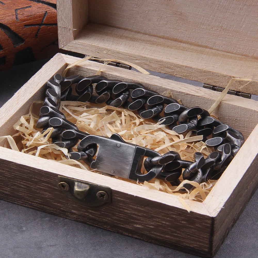 Bracelete Drakkar Chain – Corrente dos Conquistadores