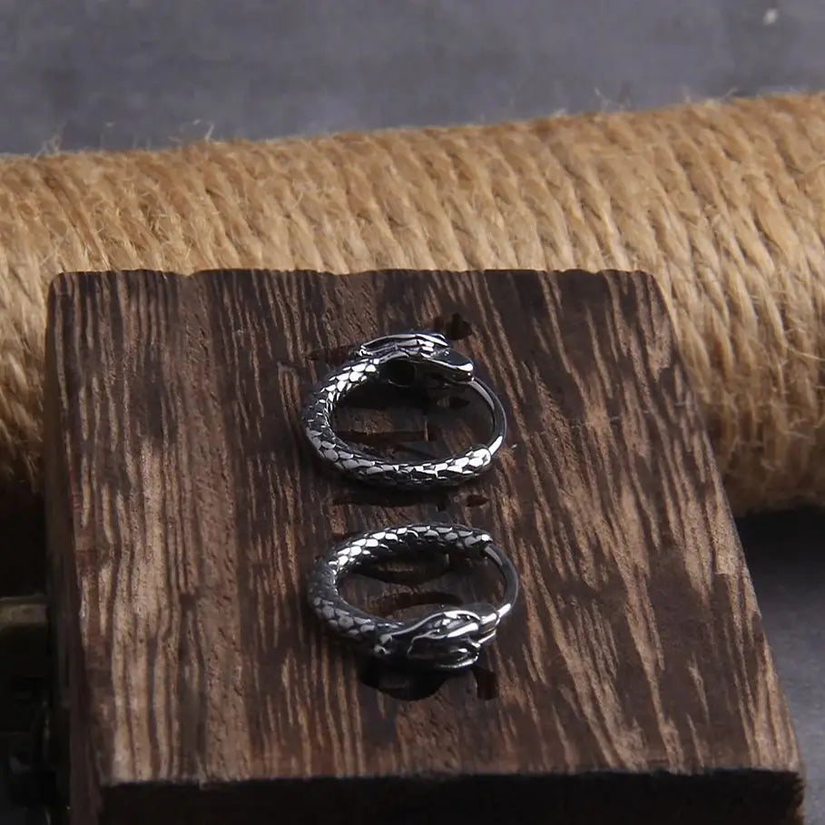 Brinco Serpente de Jörmungandr – Argola do Destino