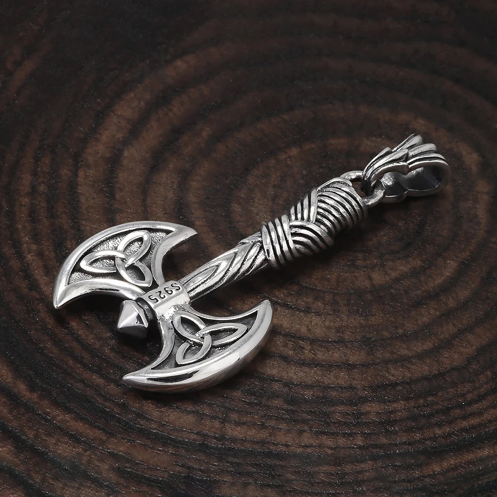 Colar Machado Nórdico – Honra Ancestral em Prata 925