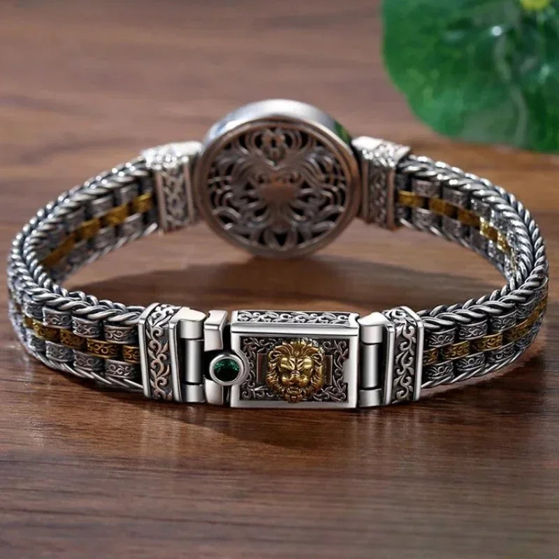 Bracelete Leão de Midgard – Prata Esterlina 925