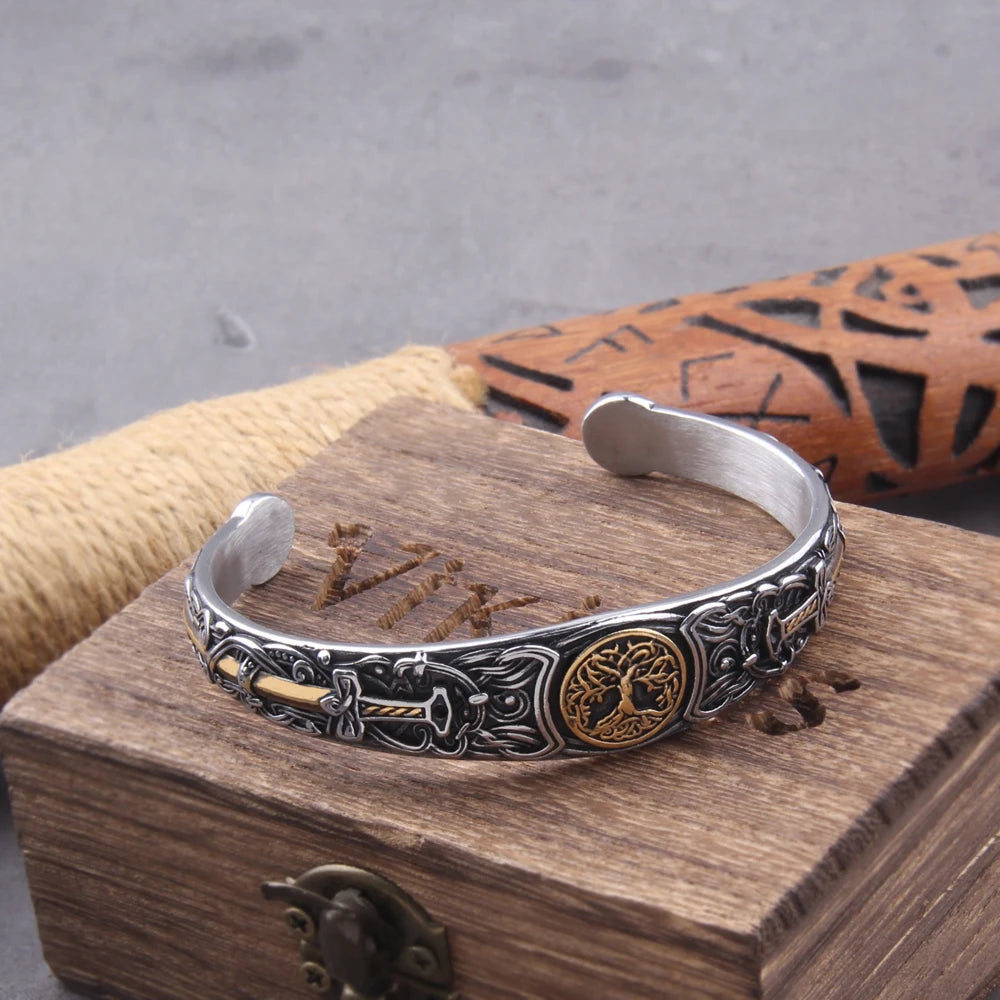 Bracelete Yggdrasil 01 - Fruto da Vida