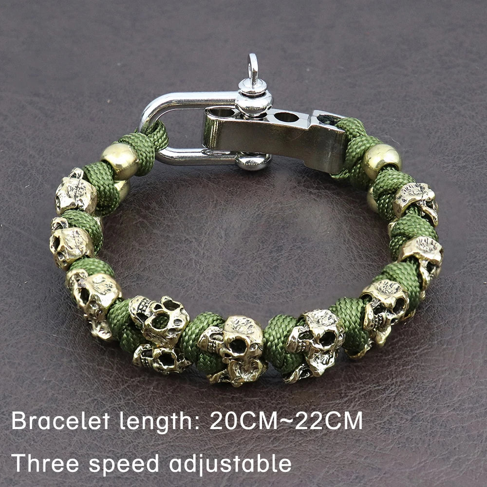 Bracelete Draugr – Caveiras em Paracord