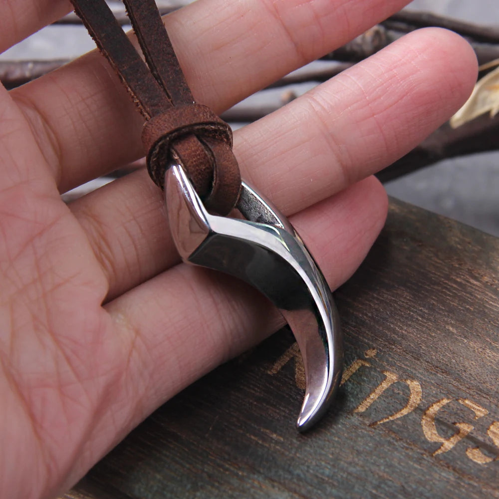 Colar Liso Lupusfang: Dente de Lobo