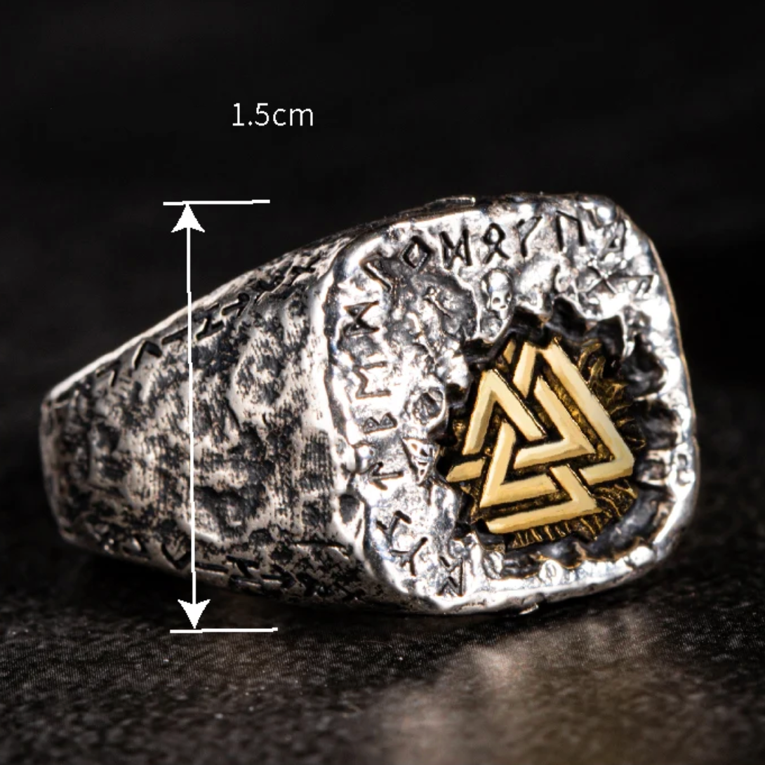 Anel Valknut: Rochas e Runas