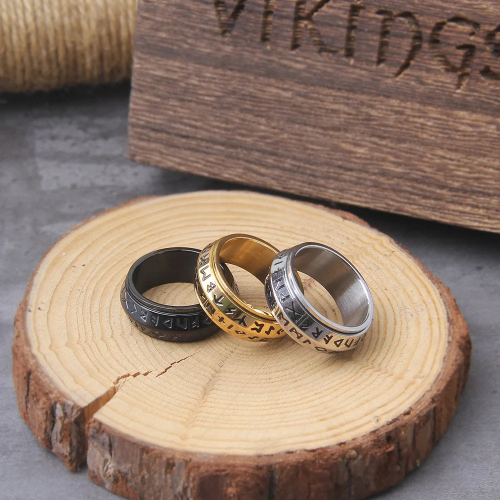Anel Futhark Trinity – Destino em Movimento