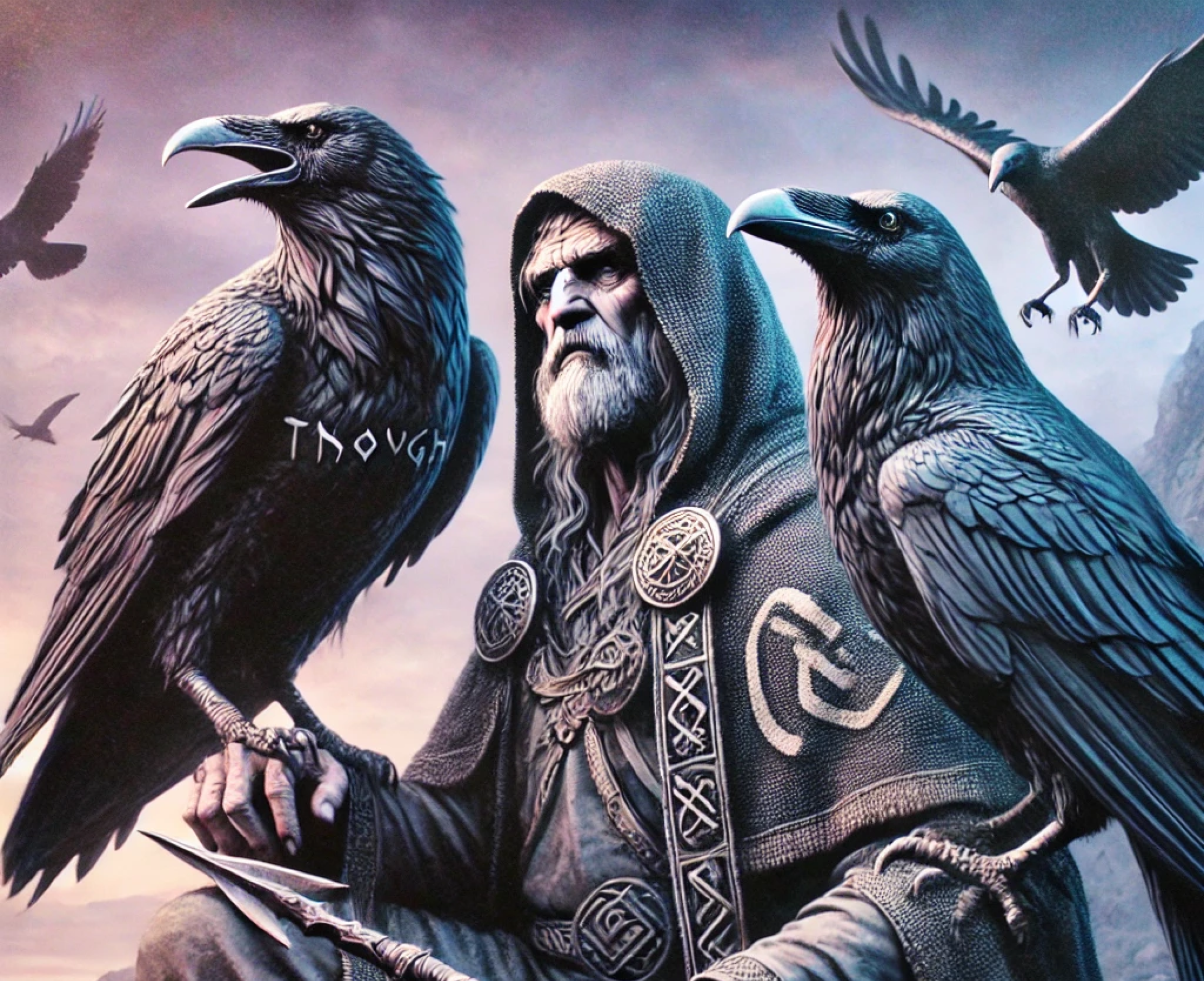 o poder e influência do corvo na cultura viking