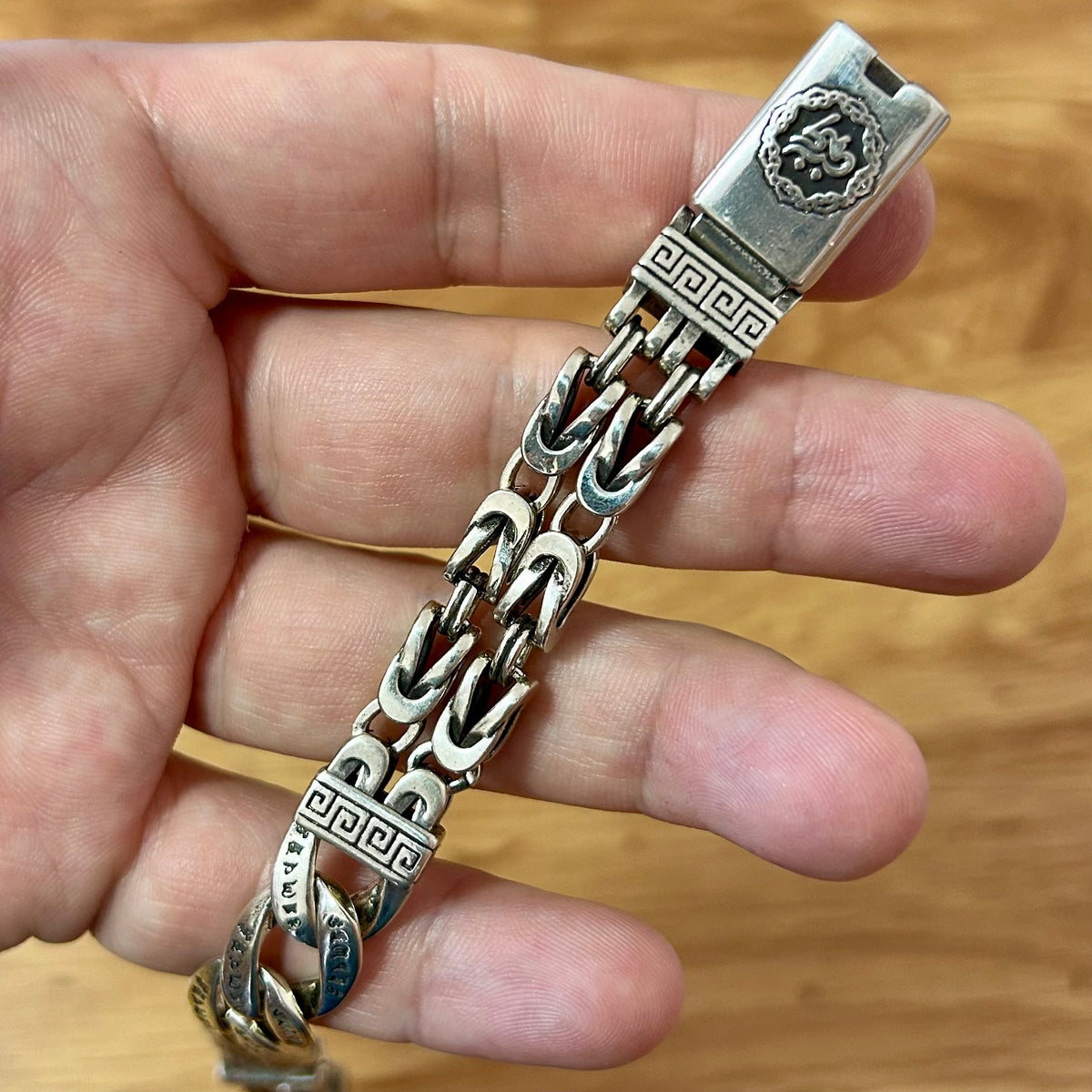 Bracelete Runas Sagradas – Poder Nórdico em Prata 925