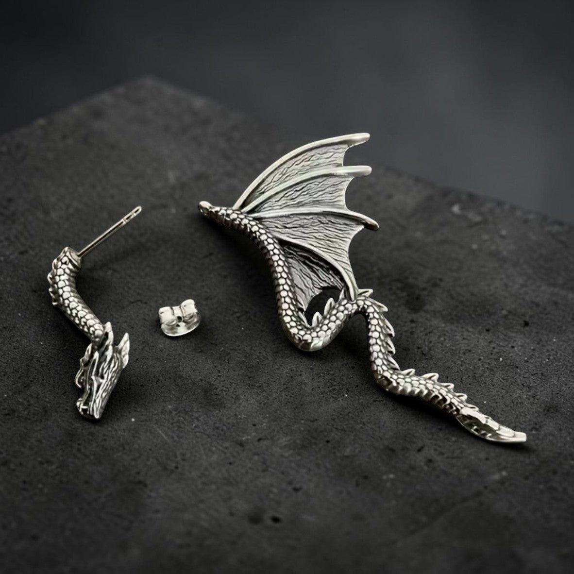 Brinco Fafnir - Dragão Nórdico