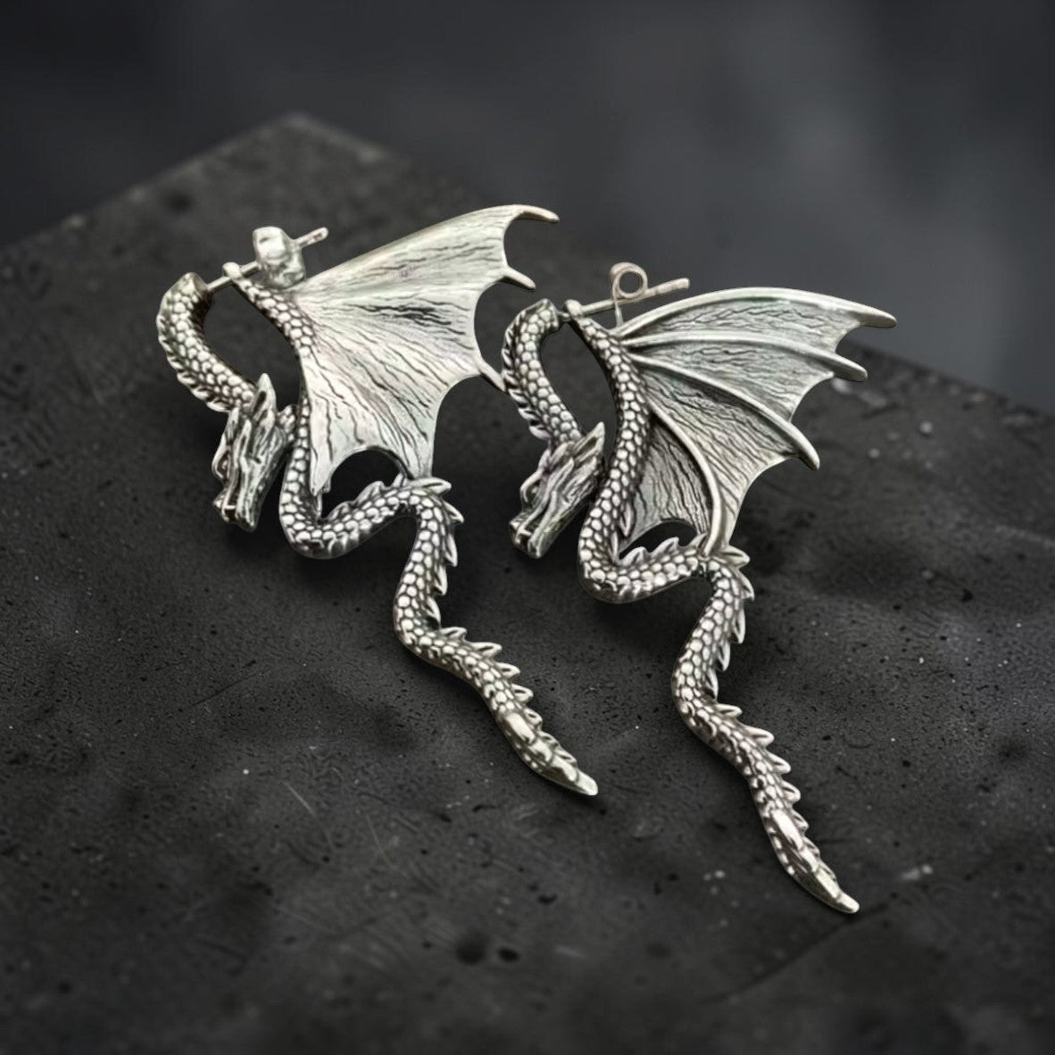 Brinco Fafnir - Dragão Nórdico