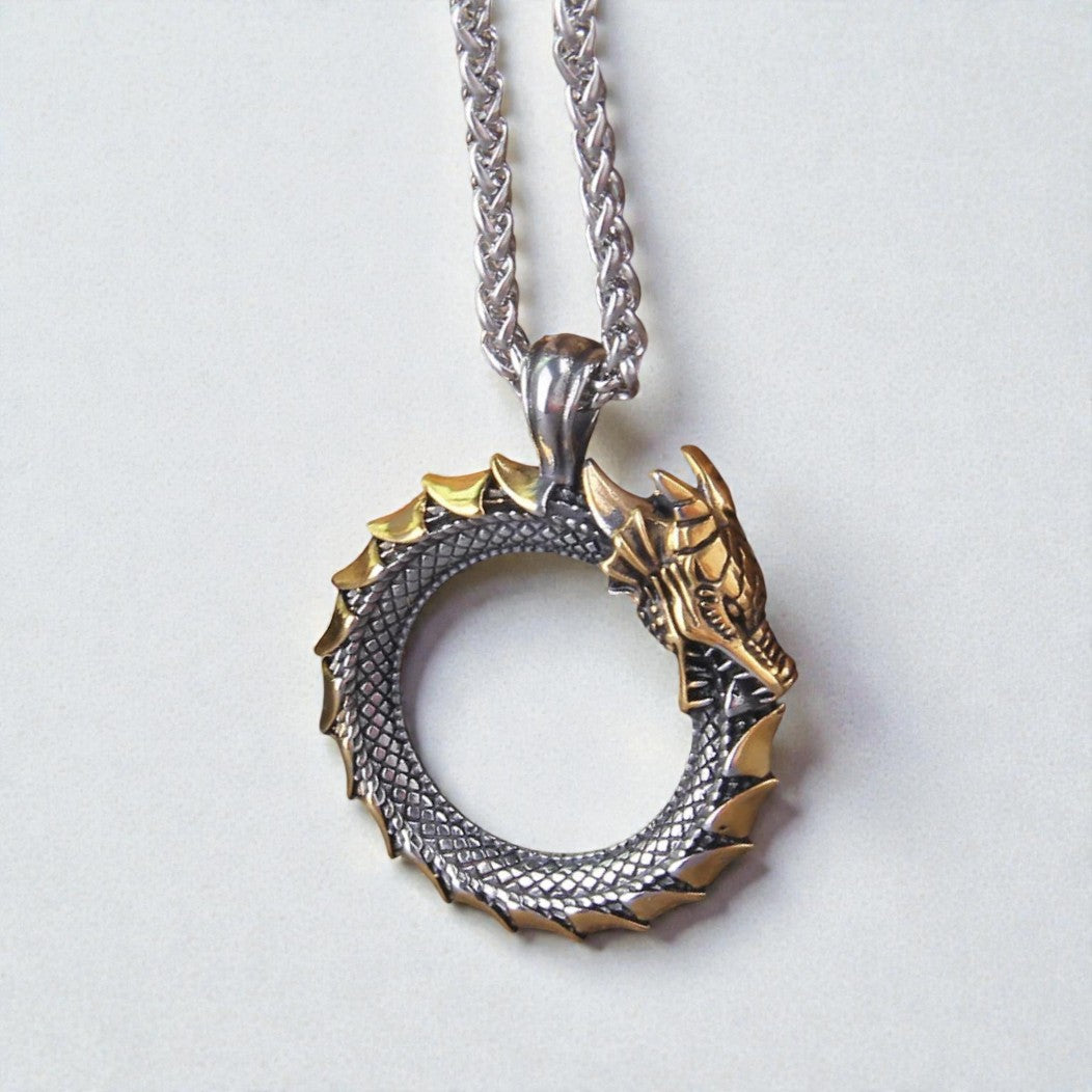 Colar Fogo de Fafnir  - Dragão Nórdico
