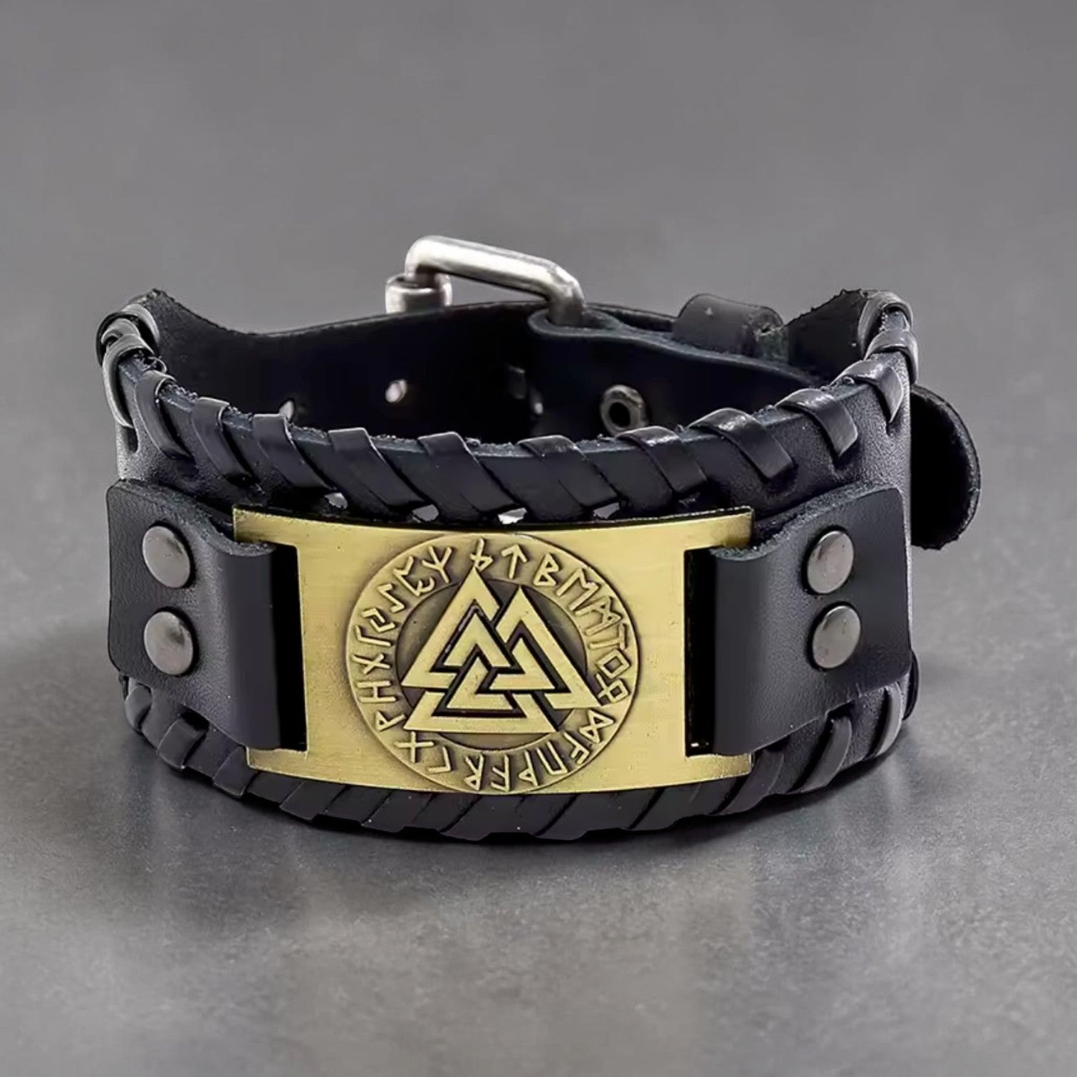 Bracelete Valknut Jarl – Honra do Norte