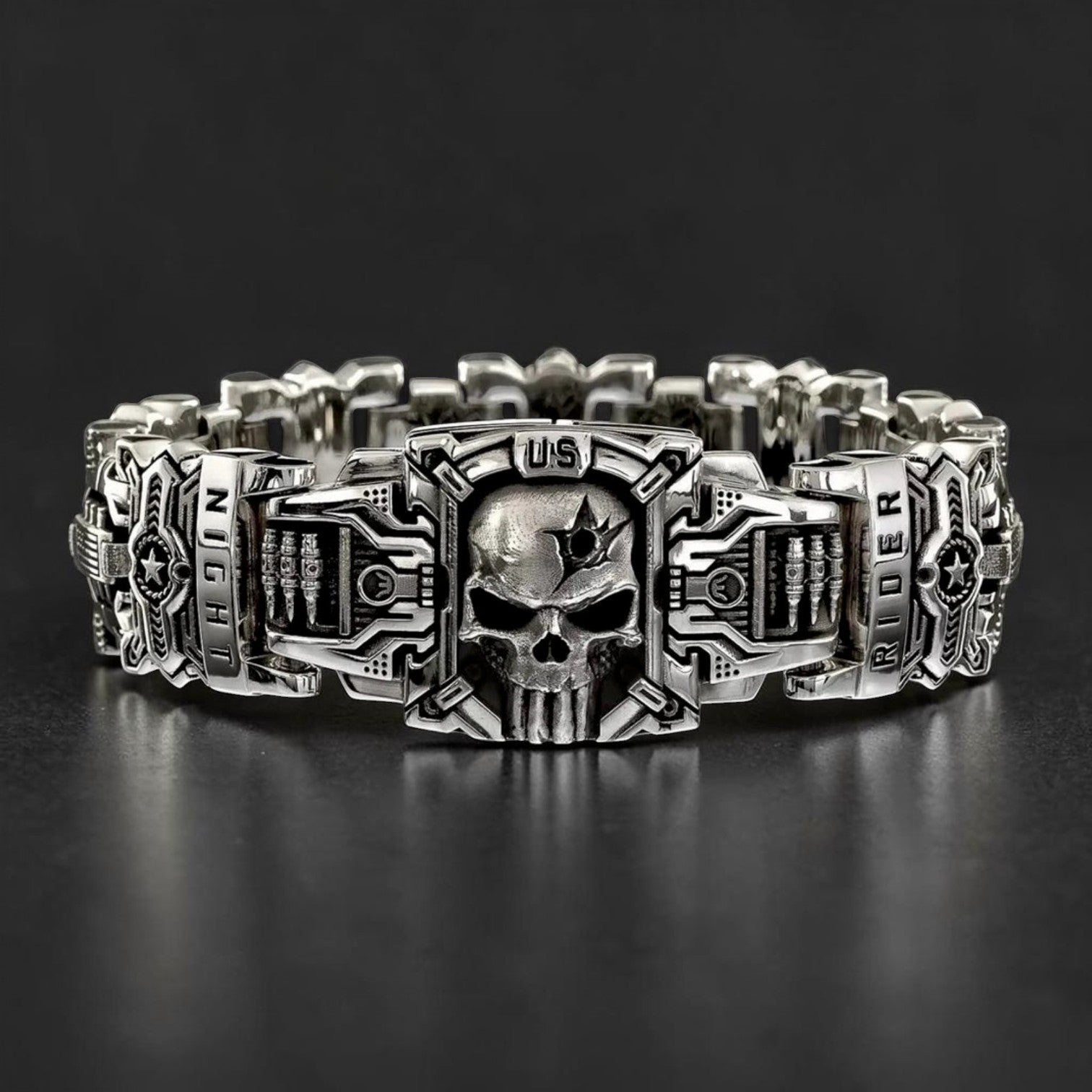 Bracelete Sköll – O Destino dos Guerreiros