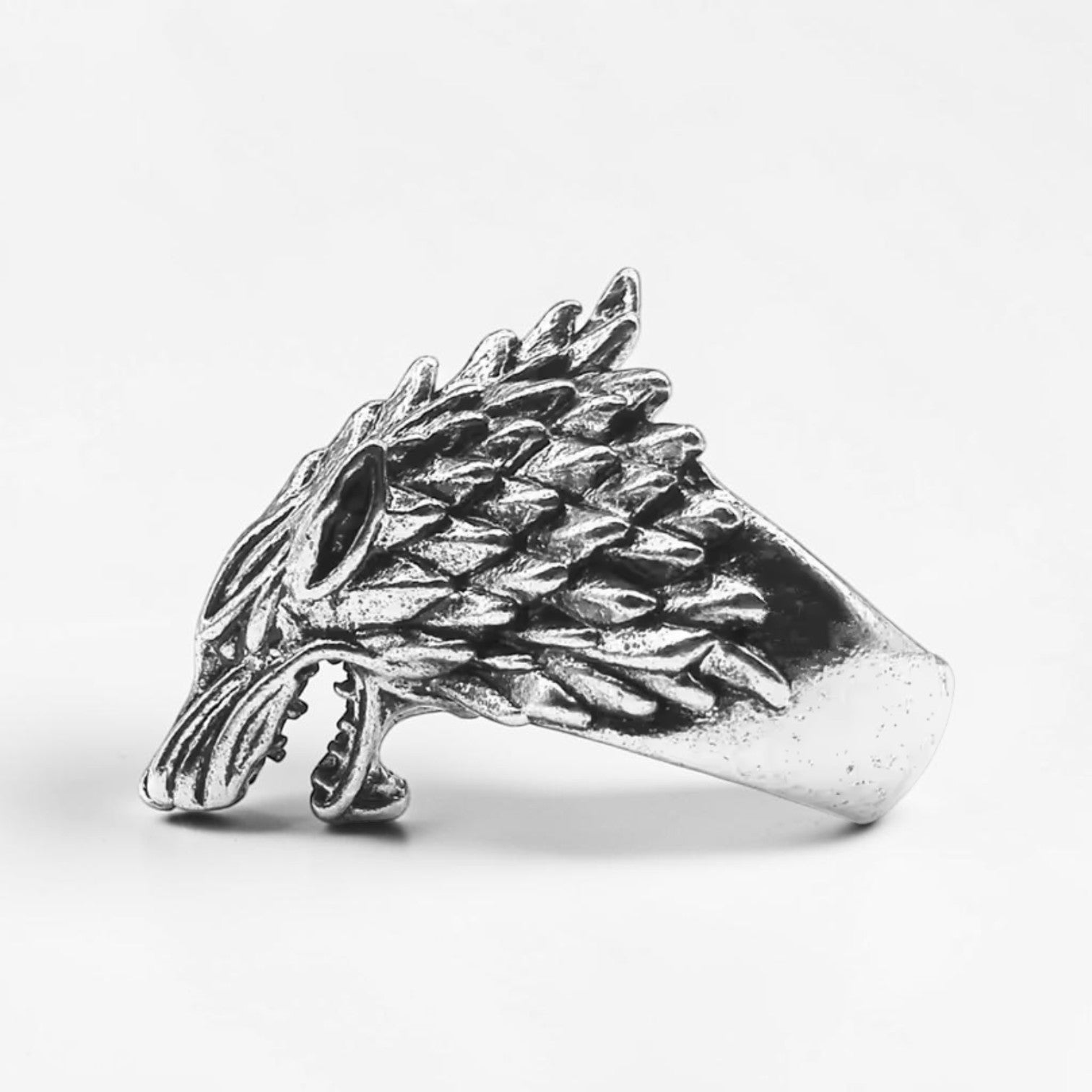 Anel Cabeça de Lobo Fenrir