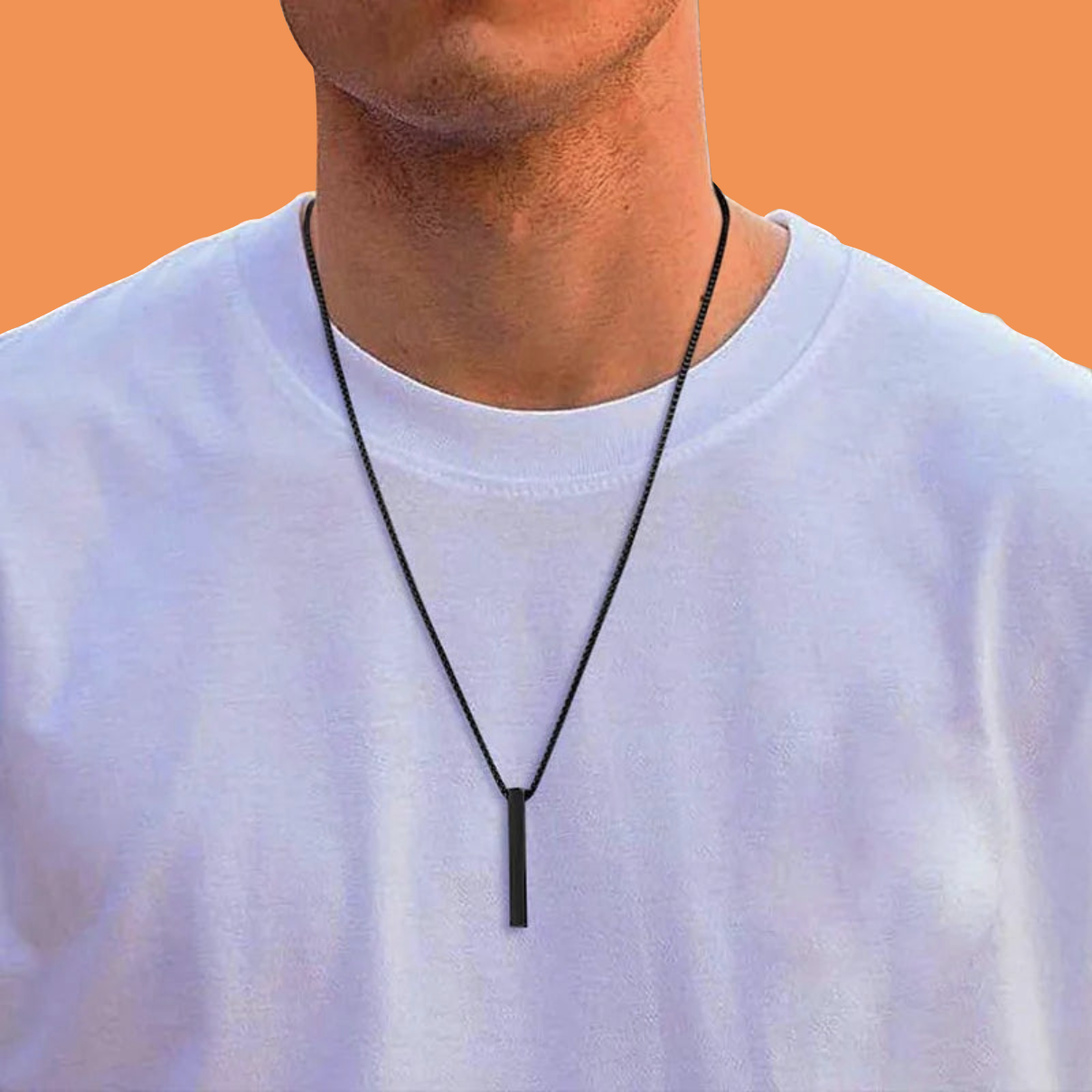 Mjölnir Minimalista – Colar Retangular