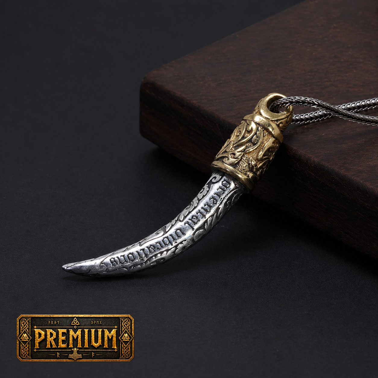 Colar Presa Viking – Instinto Ancestral em Prata S925