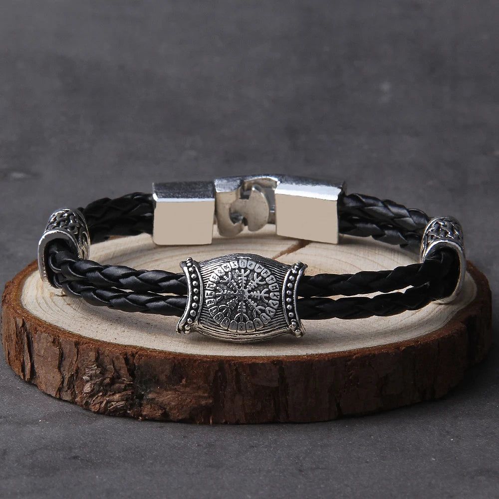 Bracelete Vegvísir – Guia do Guerreiro