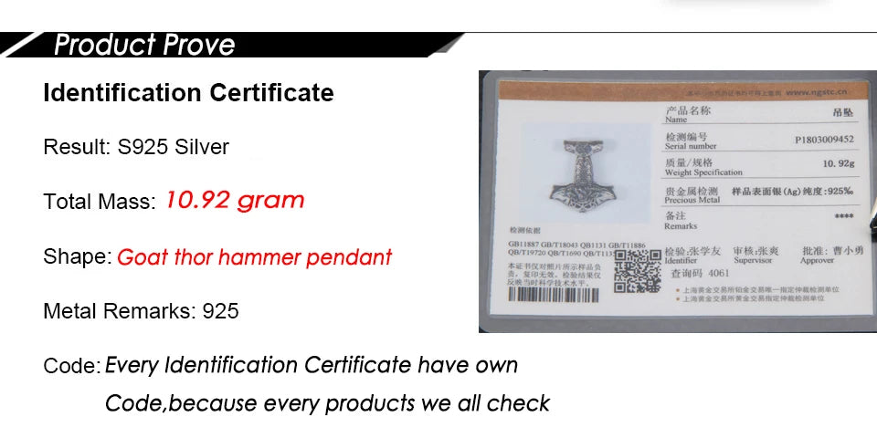 Colar Mjölnir Vegvísir – Proteção Suprema em Prata S925