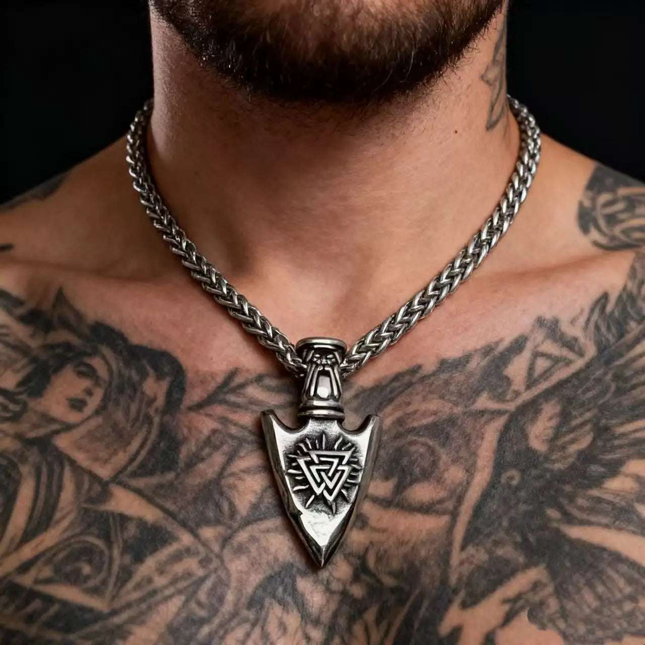 Colar Valknut — Caminho de Odin