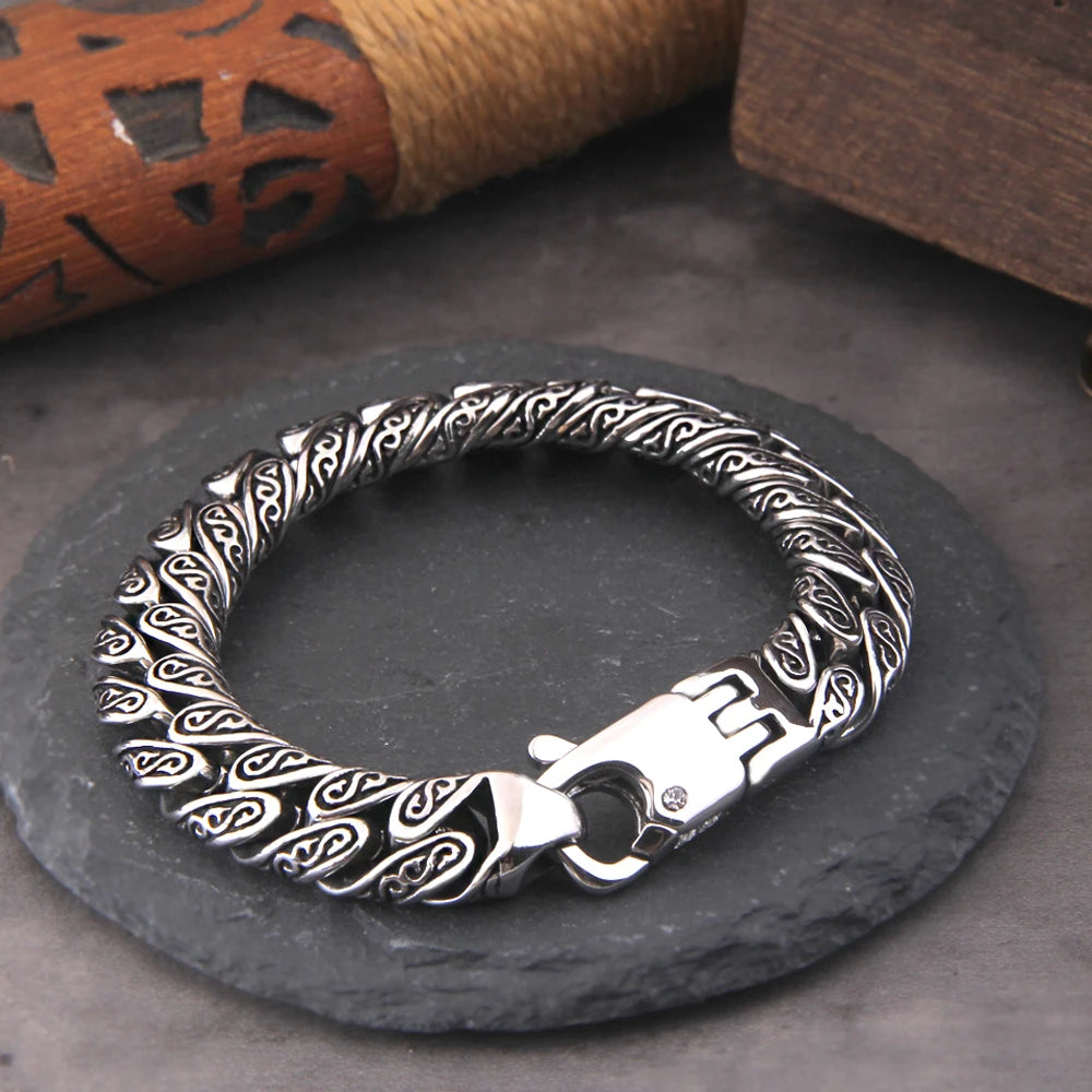 Bracelete Serpente Nórdica – Ciclo Inquebrável