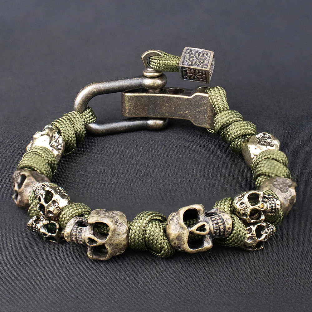 Bracelete Draugr – Caveiras em Paracord