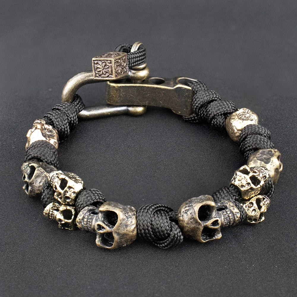 Bracelete Draugr – Caveiras em Paracord