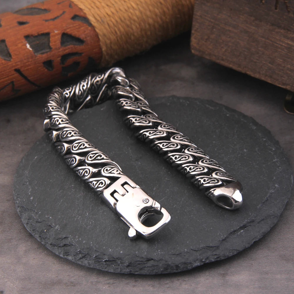 Bracelete Serpente Nórdica – Ciclo Inquebrável