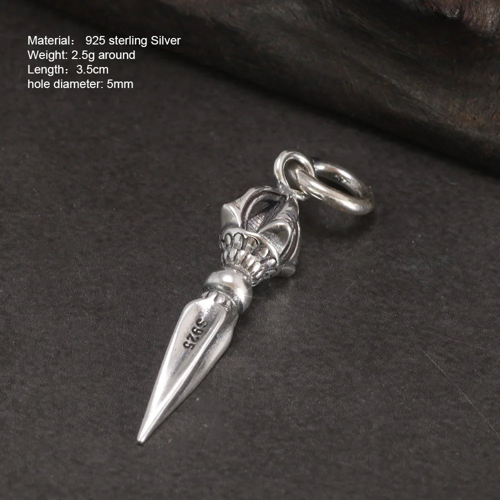 Pingente Vajra Imperial – Prata Esterlina 925