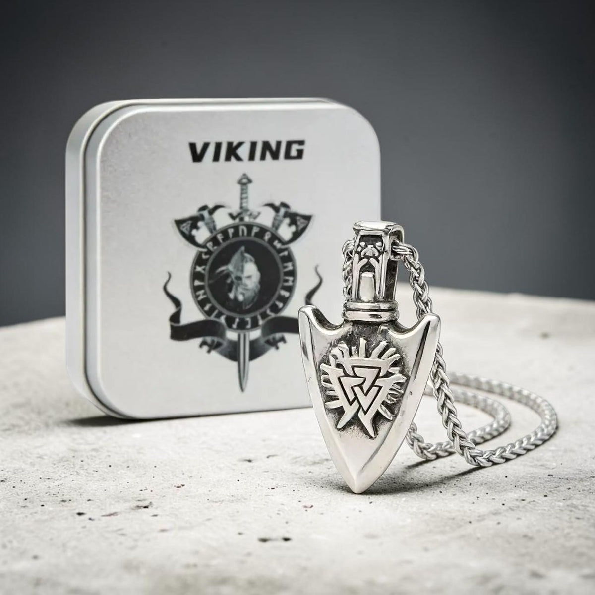 Colar Valknut — Caminho de Odin