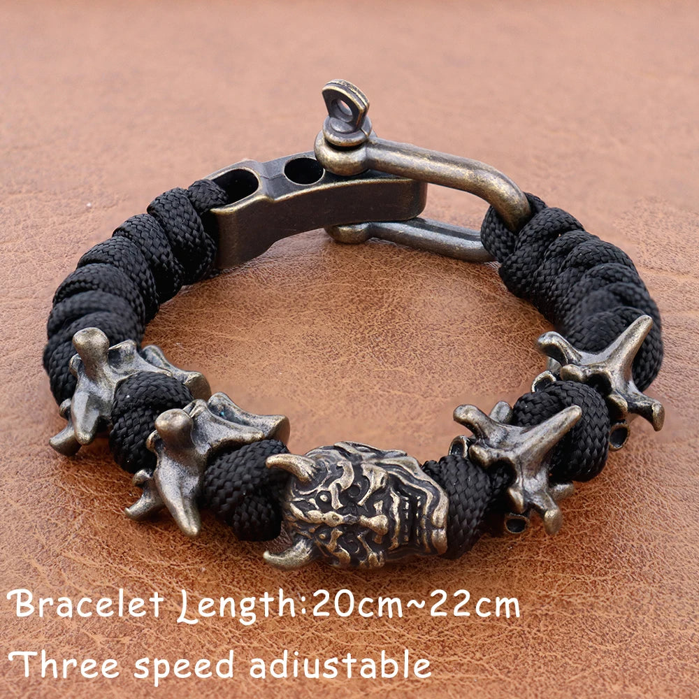 Bracelete Draugr – Caveiras em Paracord